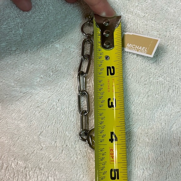 NEW Michael Kors link bracelet. Silver tone. Adjustable two sizes. - Picture 8 of 13